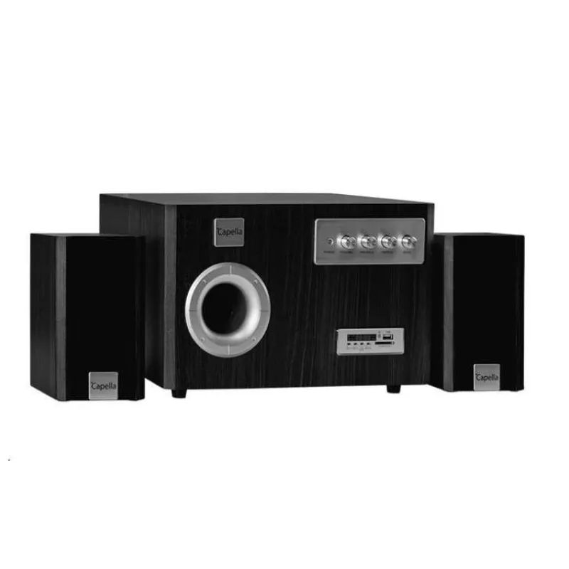 Orava Capella-1B aktivní 2.1 reproduktorový systém, Bluetooth, FM rádio, USB/SD, 60 W RMS (Capella-1B)
