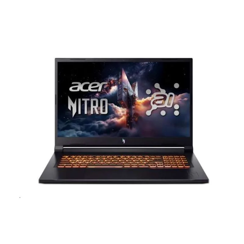 ACER NTB Nitro V 17 AI (ANV17-41-R53A),Ryzen 7 260,17.3"FHD,16GB,512GB SSD,RTX 5050,W11H,Black (NH.QYSEC.006)