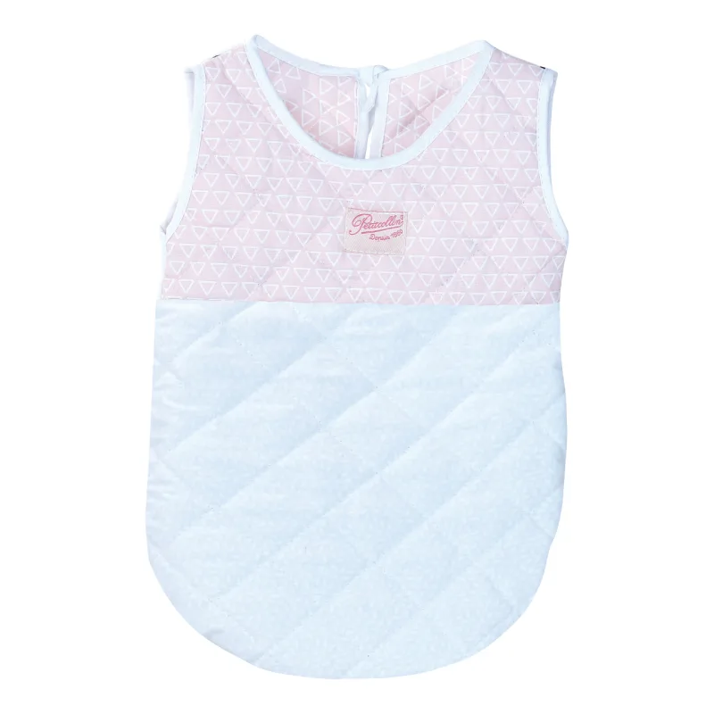 Petitcollin Petitcollin Spací vak ružovo-biely (pre bábiku 36-40 cm)