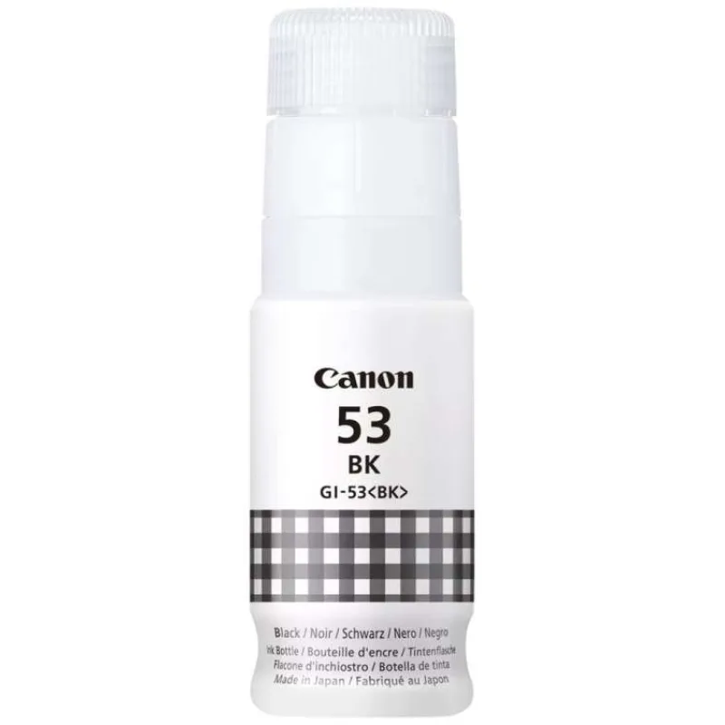 Canon BJ INK GI-53 BK EUR Black Ink Bottle (4699C001)