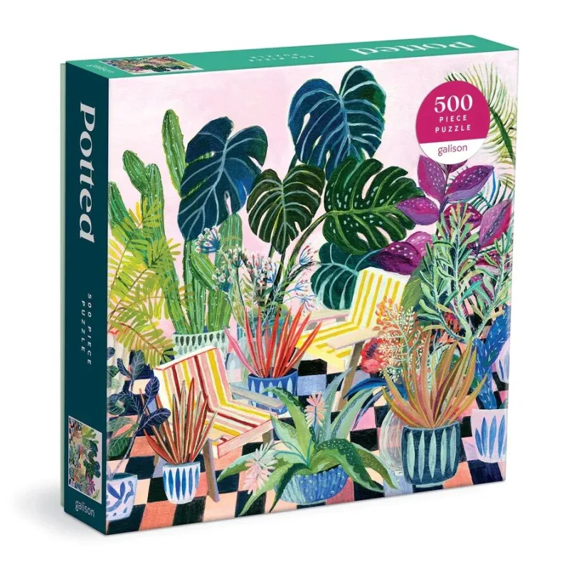 Galison Galison Puzzle Izbové kvety 500 dielikov