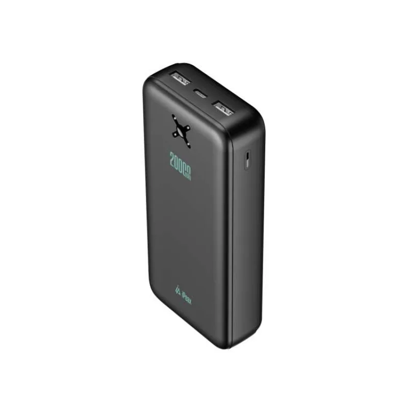 POWER BANKA 20000 mAh, 10,5 W, 2x USB-A ČIERNA (90010119)