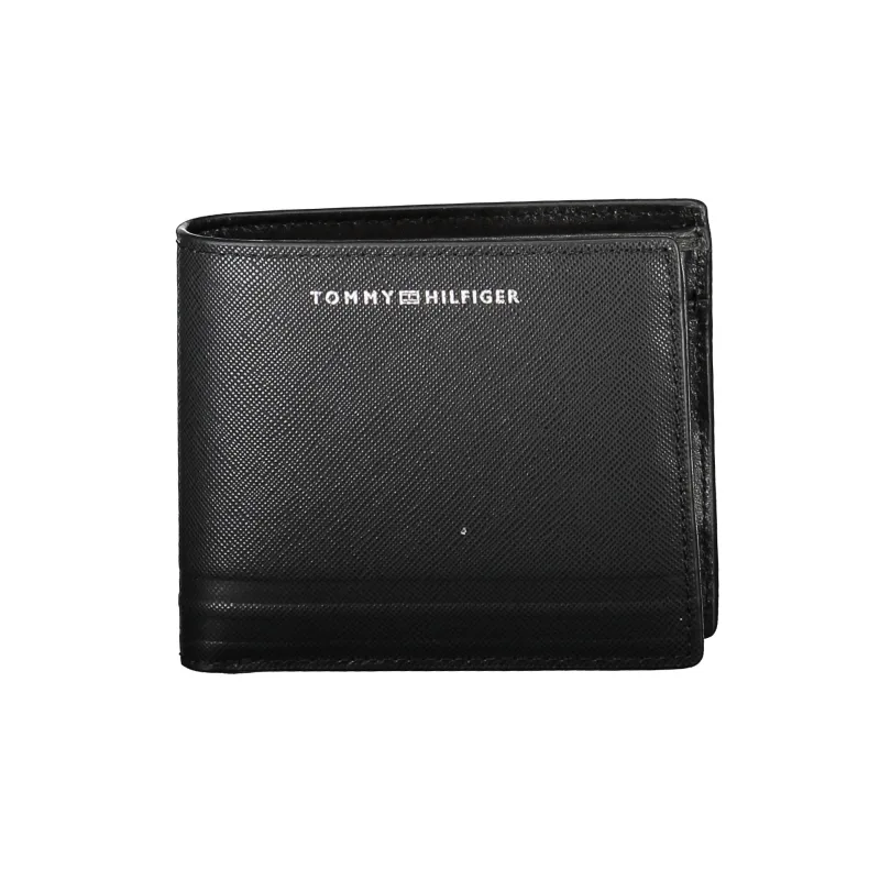 Pánska Peňaženka TOMMY HILFIGER - Čierna 
12X10X3cm Farba: čierna, Veľkosť: 12X10X3