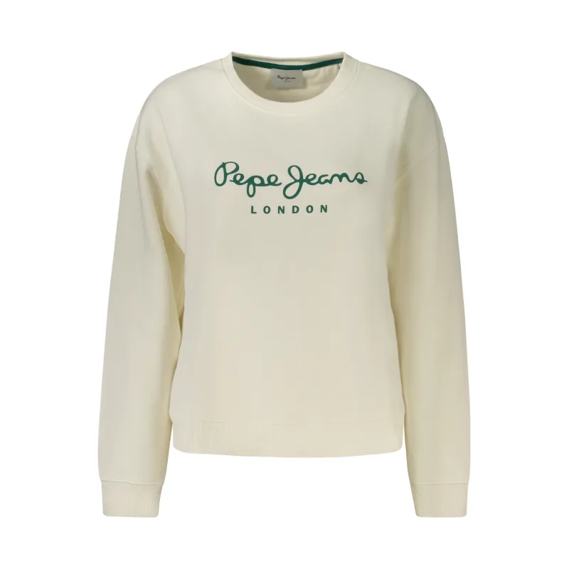 Dámska Mikina bez zipsu PEPE JEANS - Biela Farba: Biela, Veľkosť: XL