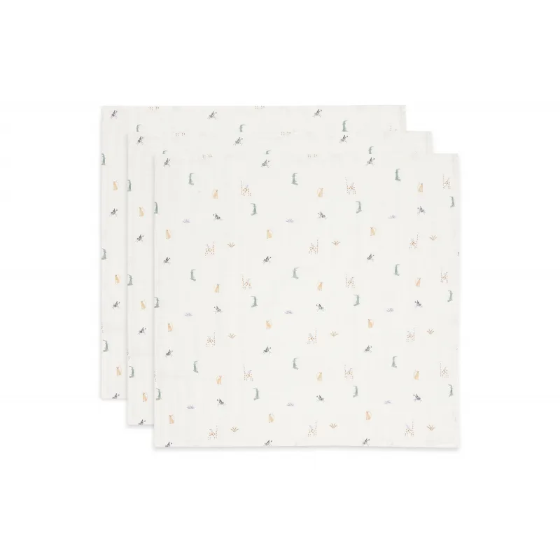 Jollein Plienky 3 ks 70x70 cm Jungle Jambo