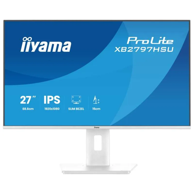 27" iiyama XB2797HSU-W1: IPS, FHD, HDMI, DP, HAS (XB2797HSU-W1)
