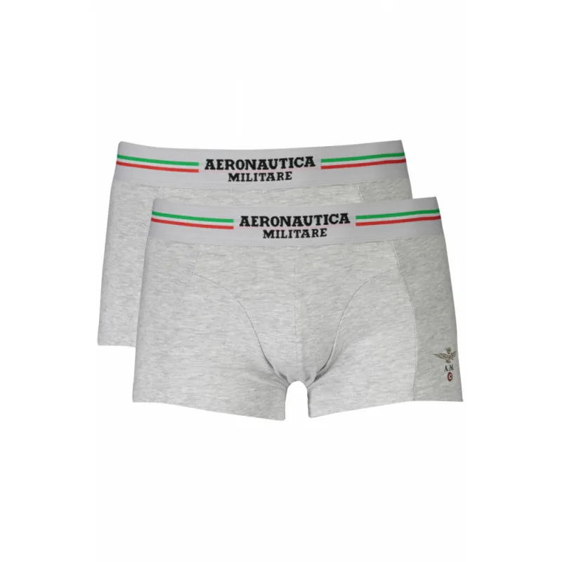 Aeronautica Militare Pánske Boxerky 2 Pack Šedé Farba: šedá, Veľkosť: M