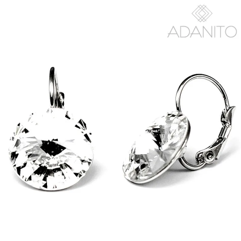 Náušnice s kryštálmi Swarovski Components ADANITO BK370102C
