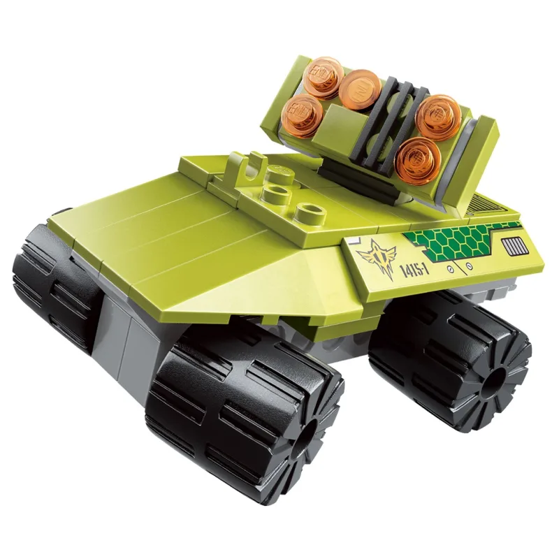 Qman Qman Thunder Expedition Battle Car 1415-1 Radarové auto Sky-eye