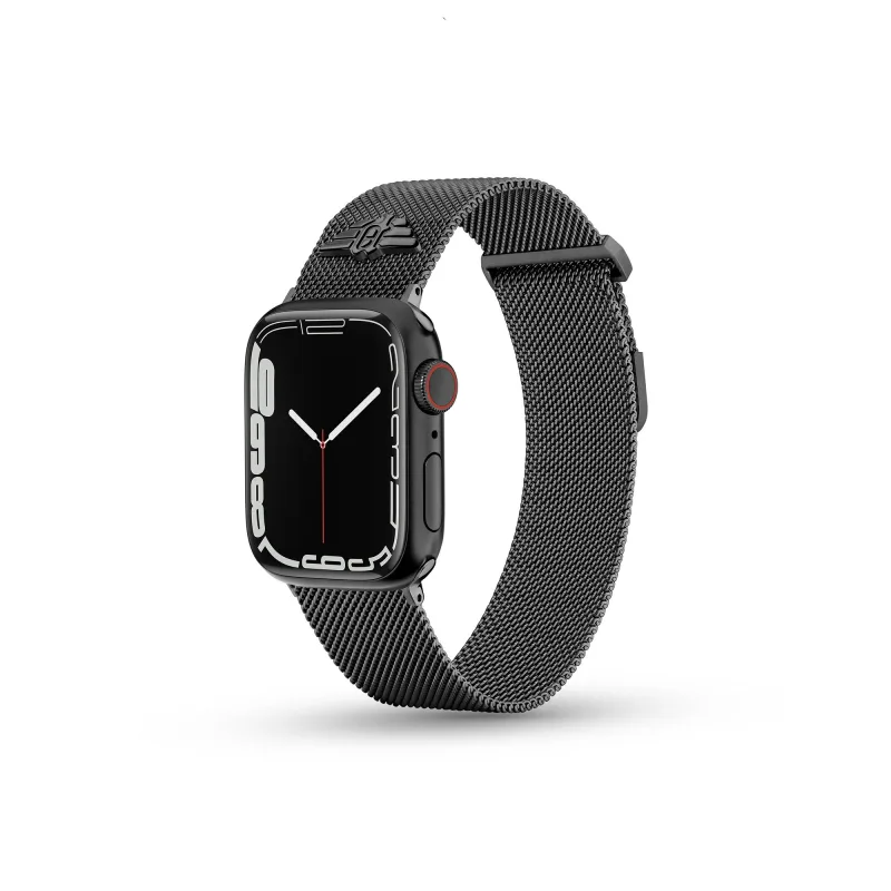 POLICE Poličkový remienok Mesh Steel Grey pre Apple Watch 42/44/45 mm PEOM0000603