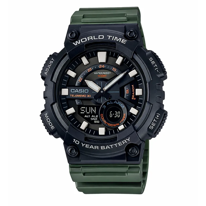 Pánske Hodinky CASIO AEQ-110W-3A (52,2MM)