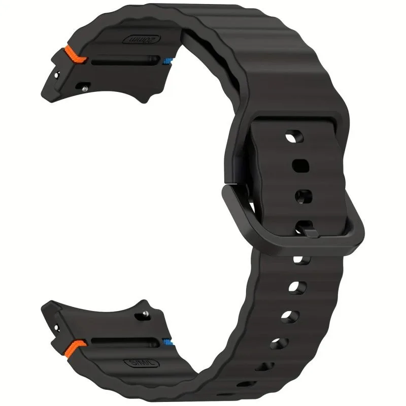 Silikonový řemínek pro Samsung Galaxy watch 7 - Černý ESES 1530008134