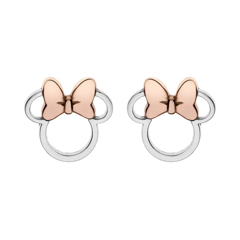 Disney detské náušnice Minnie Mouse strieborné ES00004TL.CS