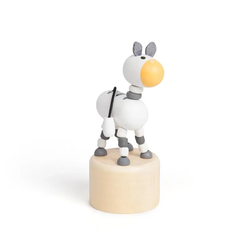 Bigjigs Toys Bigjigs Toys Drevené mačkacie zvieratká Safari Zebra