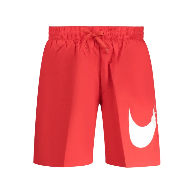 Pánske Plavky NIKE - Červená Farba: červená, Veľkosť: S