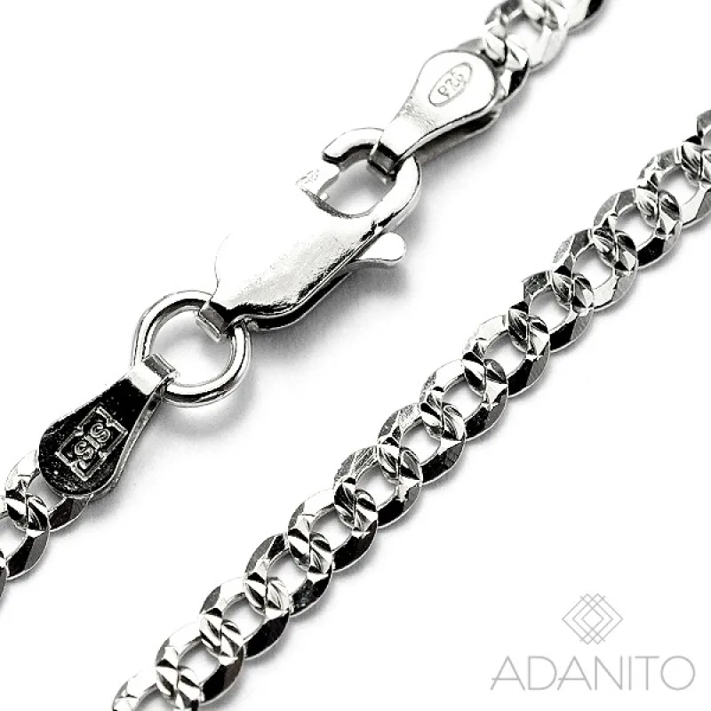 Strieborná retiazka ADANITO SSRK011637PANCR, 55 cm