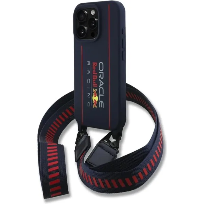 Red Bull Silicone Vertical Logo MagSafe Zadný Kryt + Crossbody popruh pre…