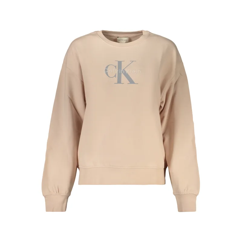 Dámska Mikina bez zipsu CALVIN KLEIN - Ružová Farba: ružová, Veľkosť: L