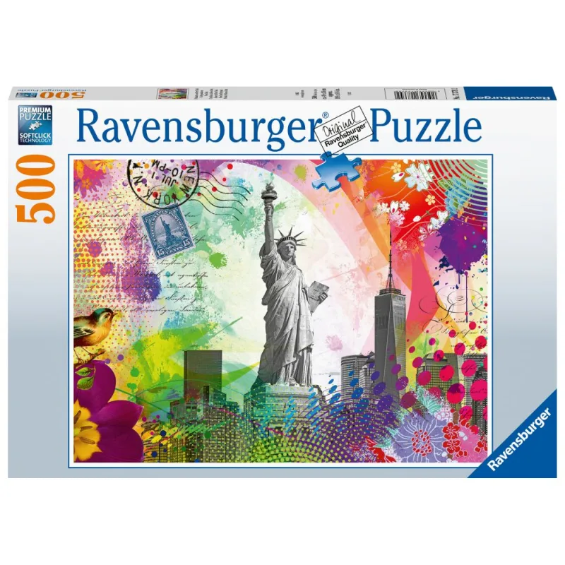 Ravensburger Pohľadnica z New Yorku 500 dielikov