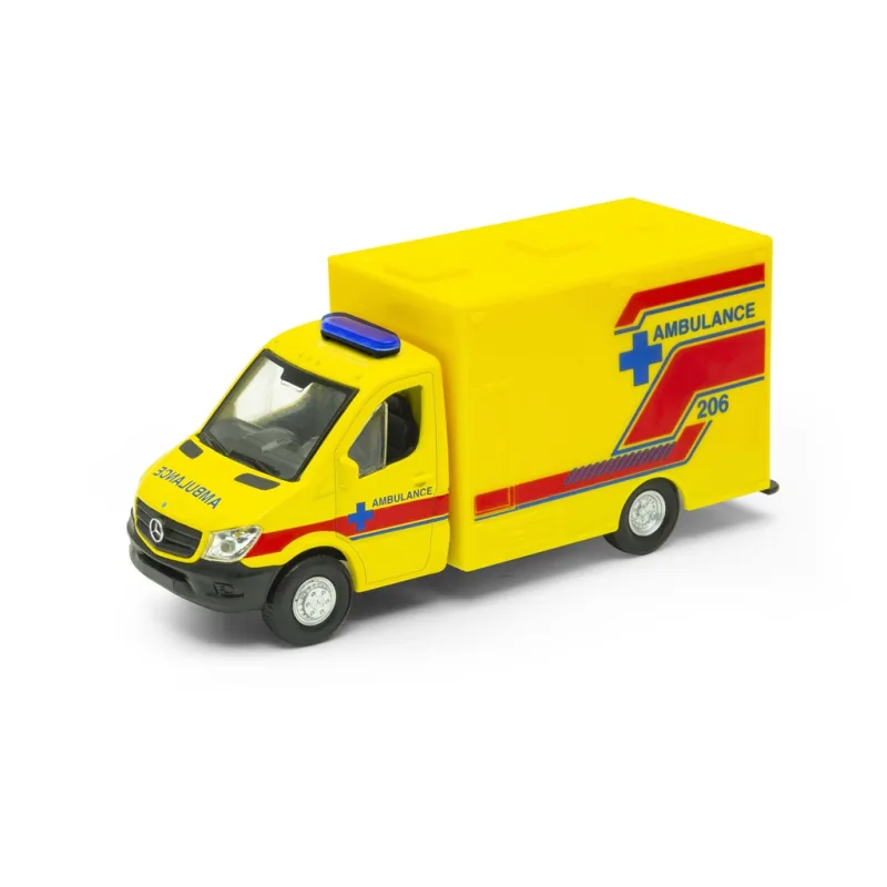 Welly Welly Mercedes-Benz Sprinter AMBULANCE 1:34 žltý