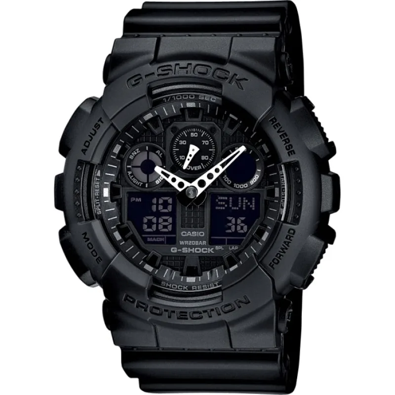 Pánske nárazuvzdorné hodinky G-SHOCK GA-100-1A1ER