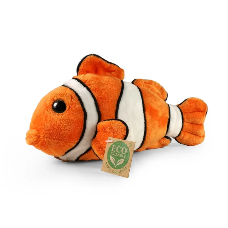 Rappa Plyšová ryba Klaun očkatý 25 cm ECO-FRIENDLY