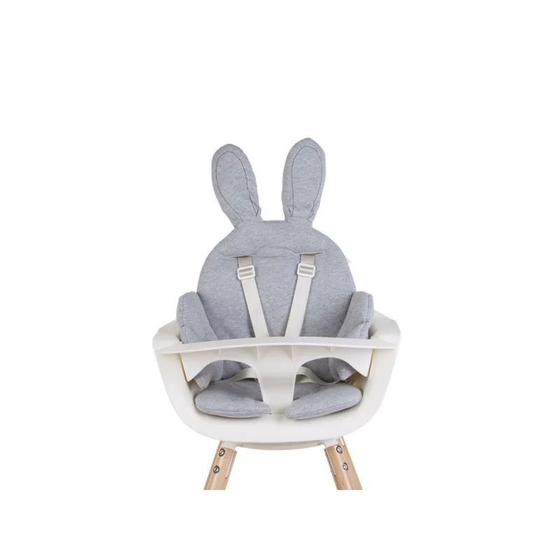 Childhome Sedacia podložka do detskej stoličky Rabbit Jersey Grey