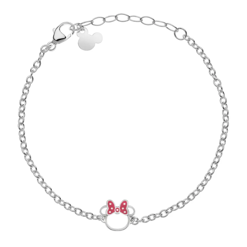 Disney detský náramok Minnie Mouse oceľ B600654L-55.CS