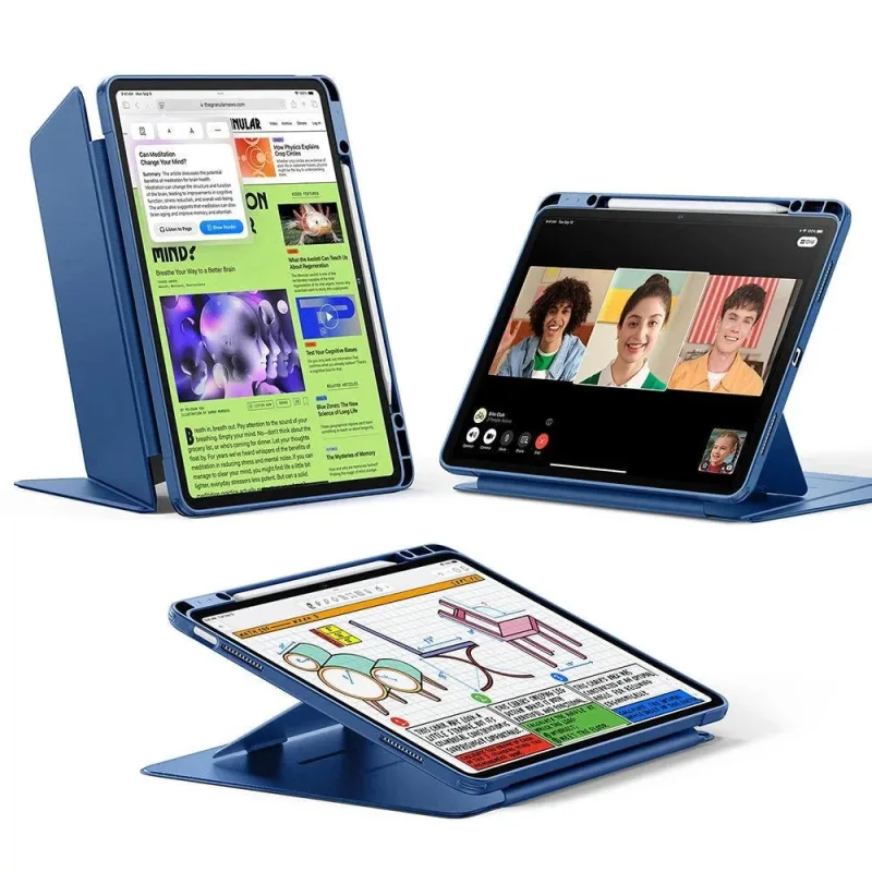 ESR puzdro Flip Magnetic Case pre iPad Air 13" M2/M3 - Navy Blue 1B215002…