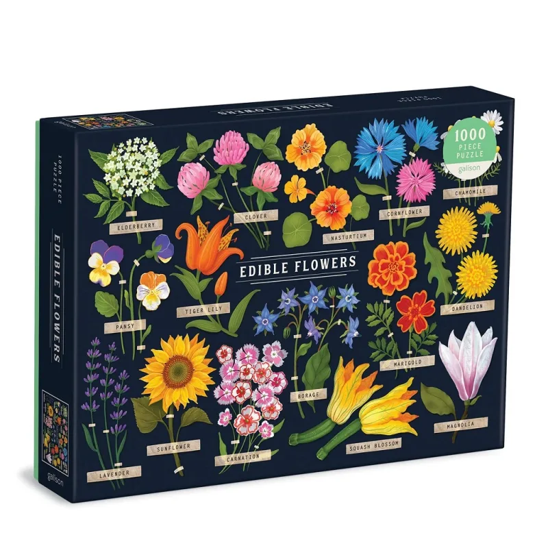 Galison Galison Puzzle Jedlé kvety 1000 dielikov
