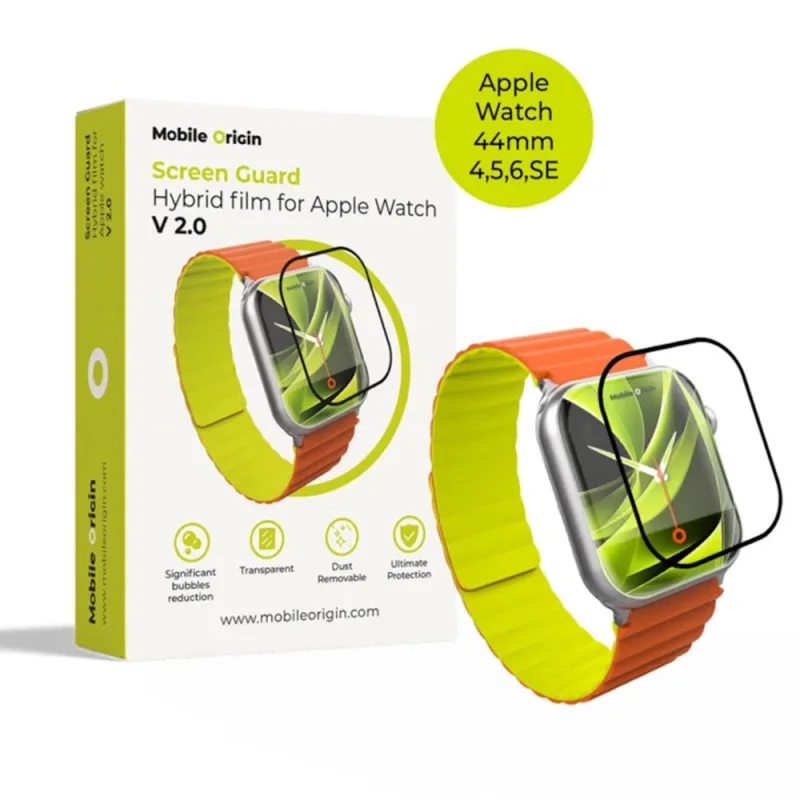Mobile Origin Screen Guard Hybrid Film pre Apple Watch 4/5/6/SE 44mm SGA…