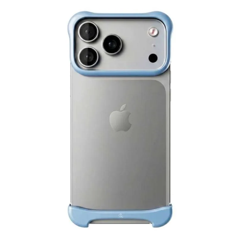 Arc Pulse - hliníkový ochranný rám na iPhone 18 Pro, matný světle modrý (ARC-AP-AL-MLB-APL-IP-18-PRO)