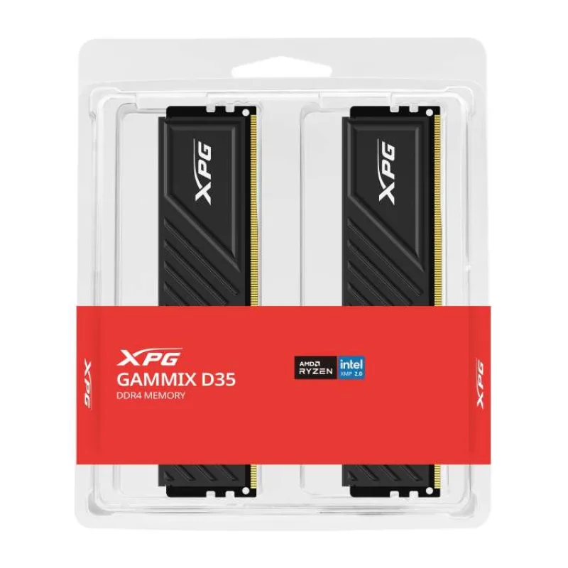 64GB DDR4-3200MHz ADATA XPG D35 CL16, 2x32GB (AX4U320032G16A-DTBKD35)