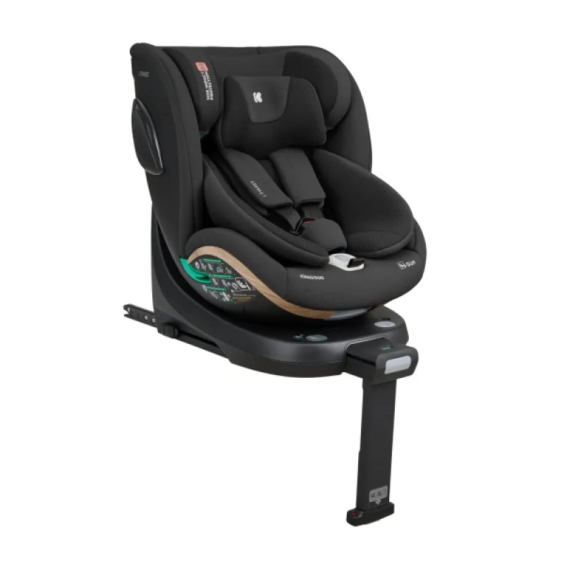 KikkaBoo Autosedačka 40-150 cm i-Twist i-SIZE Black
