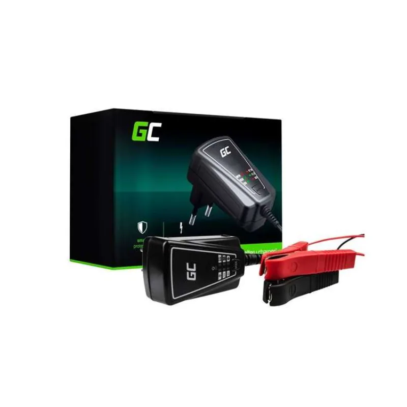 Green Cell Nabíječka baterií pro AGM, gelové a olověné 6V / 12V (1A) (ACAGM06)