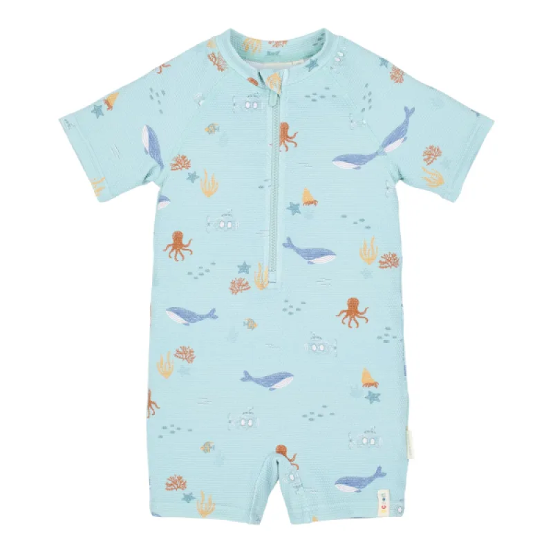 Little Dutch Plavky krátky rukáv Ocean Friends veľ. 62/68