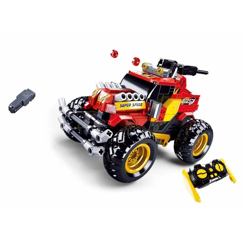 Sluban Sluban Power Bricks M38-B0991 RC Červený Off Road na diaľkové ovládanie