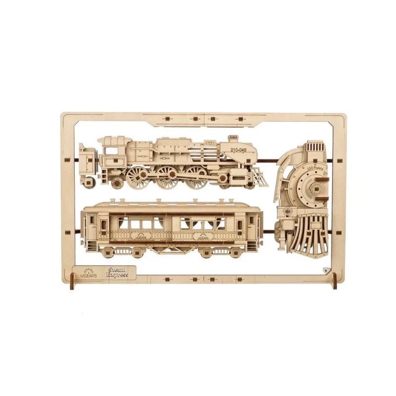 Ugears Ugears 2,5D drevené mechanické puzzle Steam Express