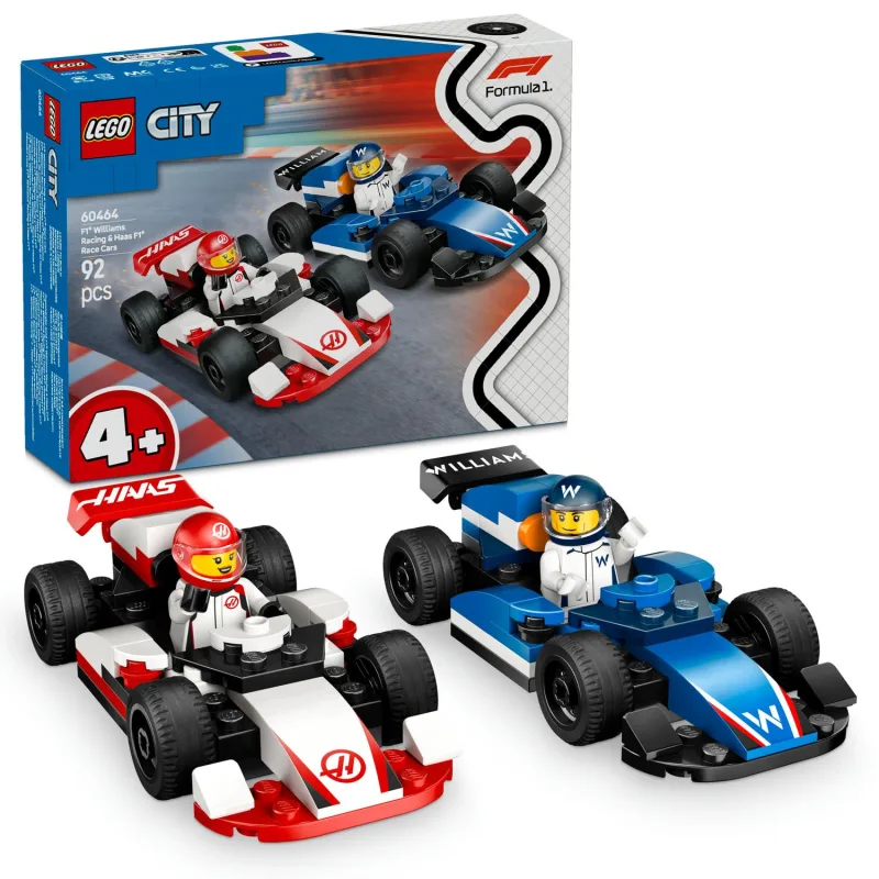 Lego Pretekárske autá F1® Williams Racing a Haas F1®