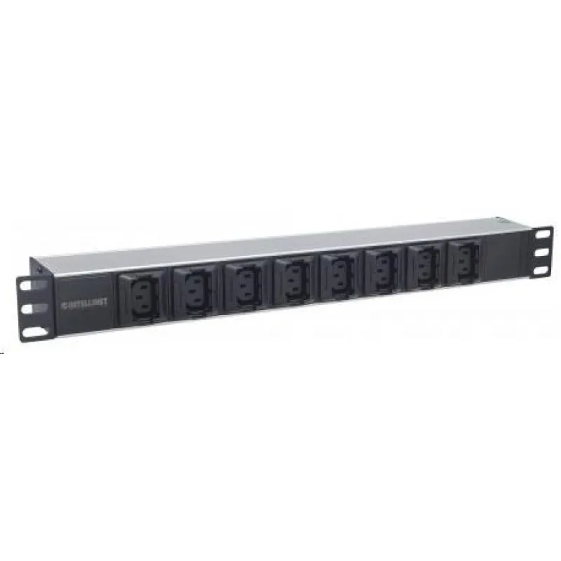 Intellinet PDU distribučný panel, 8x zásuvka C13, 1U rack, 2m…