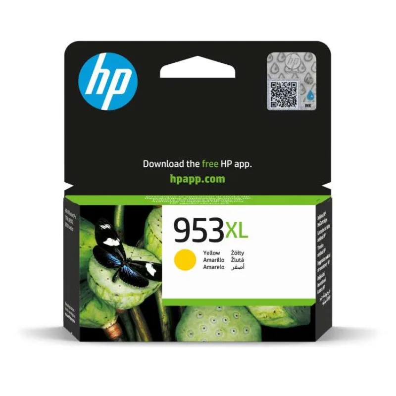 HP Ink Cartridge 953XL/High Yield Yellow/1600 stran (F6U18AE#LS1)