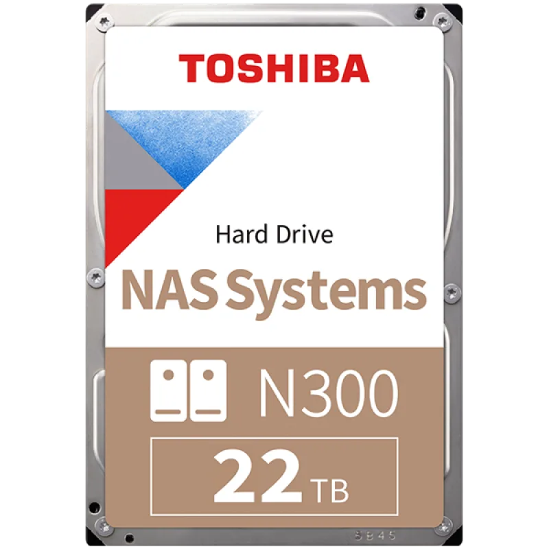 HDD TOSHIBA NAS N300 3.5", 22TB, 1024MB, SATA 6.0 Gbps, 7200 rpm…