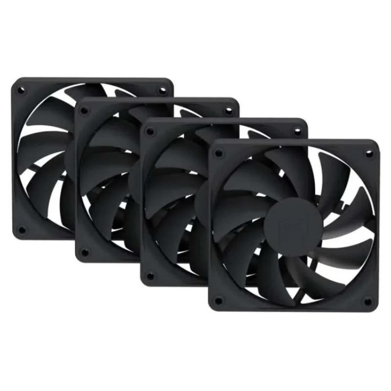 HYTE ventilátor 120mm PWM / barva Pitch Black / 1500rpm / 72CFM / ABS / 4-pin / sada 4x ventilátor (FAN-HYTE-FA12-BB-4 )