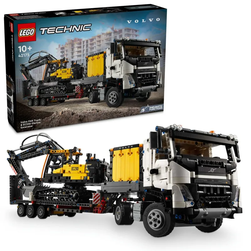 Lego LEGO® Technic Nákladné auto Volvo FMX a elektrický bager EC230