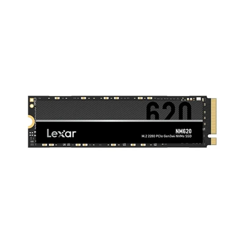 Lexar NM620/512GB/SSD/M.2 NVMe/Černá/5R LNM620X512G-RNNNG