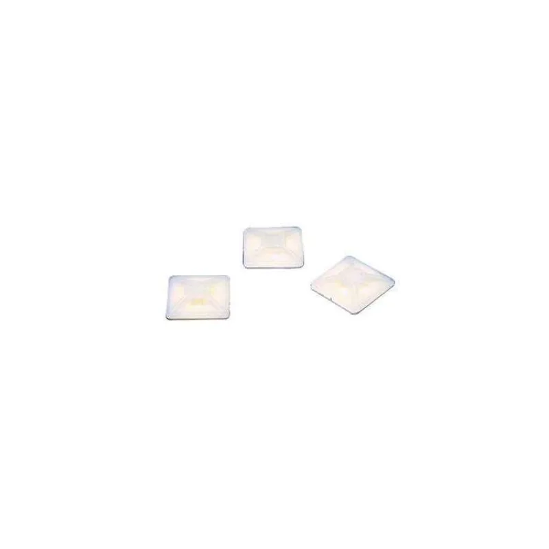 Fixapart CTMB 02 - samolepící příchytka pro stahovací pásky 4.8mm, 28x28mm, bílá (CTMB 02)