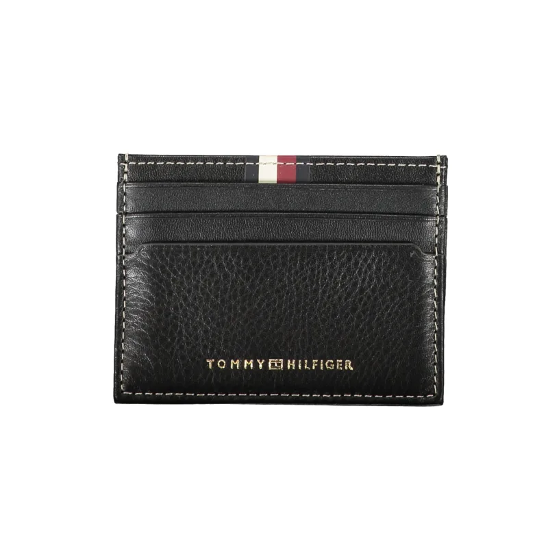 Pánska Peňaženka TOMMY HILFIGER - Čierna 
10.0X8.0X1.0cm Farba: čierna, Veľkosť: 10.0X8.0X1.0