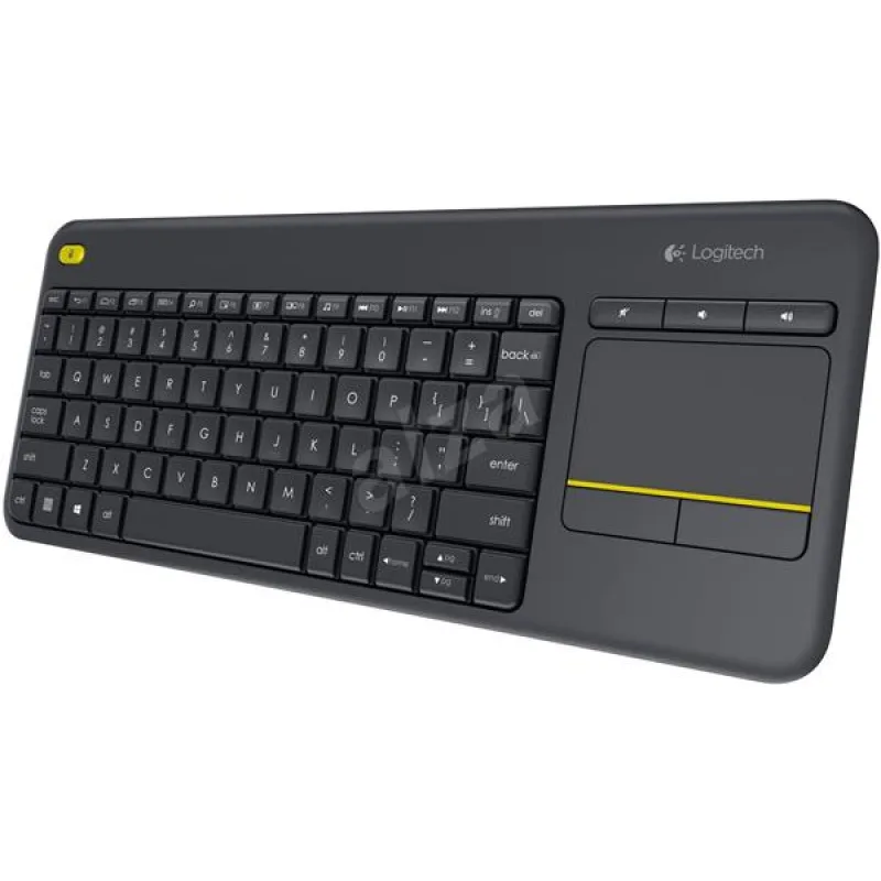 Logitech® K400 Plus Wireless Touch Keyboard Black, UK layout 920-007143