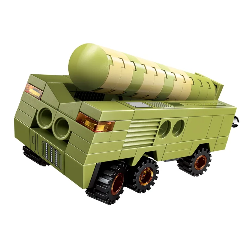 Qman Qman Thunder Expedition Battle Car 1415-5 Raketové vozidlo Conqueror