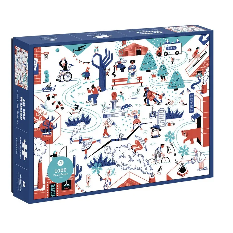 Chronicle Books Chronicle Books Puzzle V zime 1000 dielikov